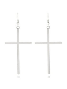 Orchid Art Black White Earrings for Women Girls Gold Plated Dangle Drop Fashion Geometric Statement Jewelry